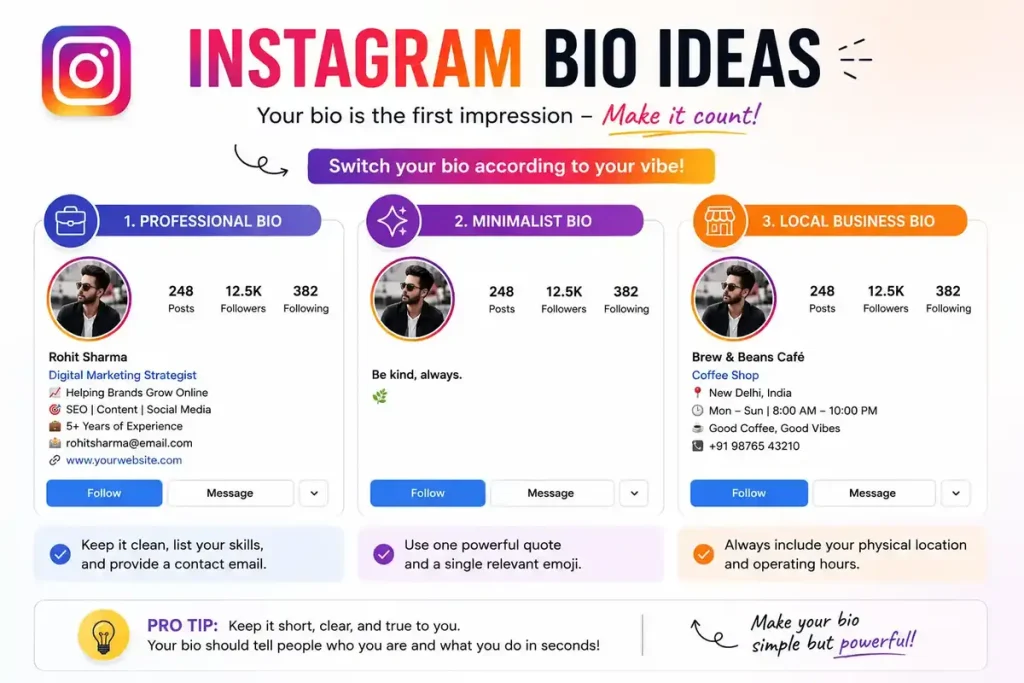 Instagram Bio Ideas