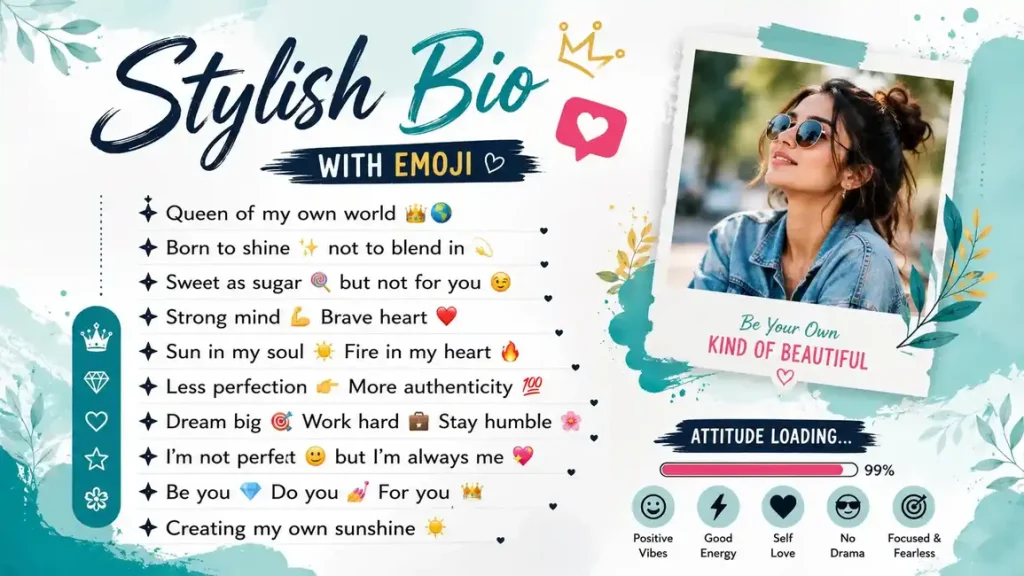 Stylish Bio with Emoji 