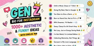 gen z bio for instagram