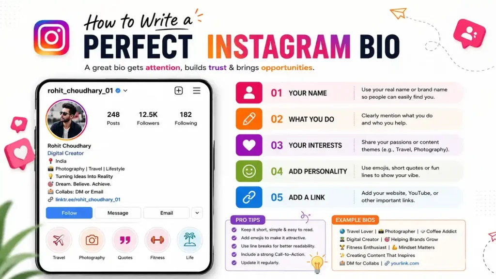 How to Write a Bio for Instagram