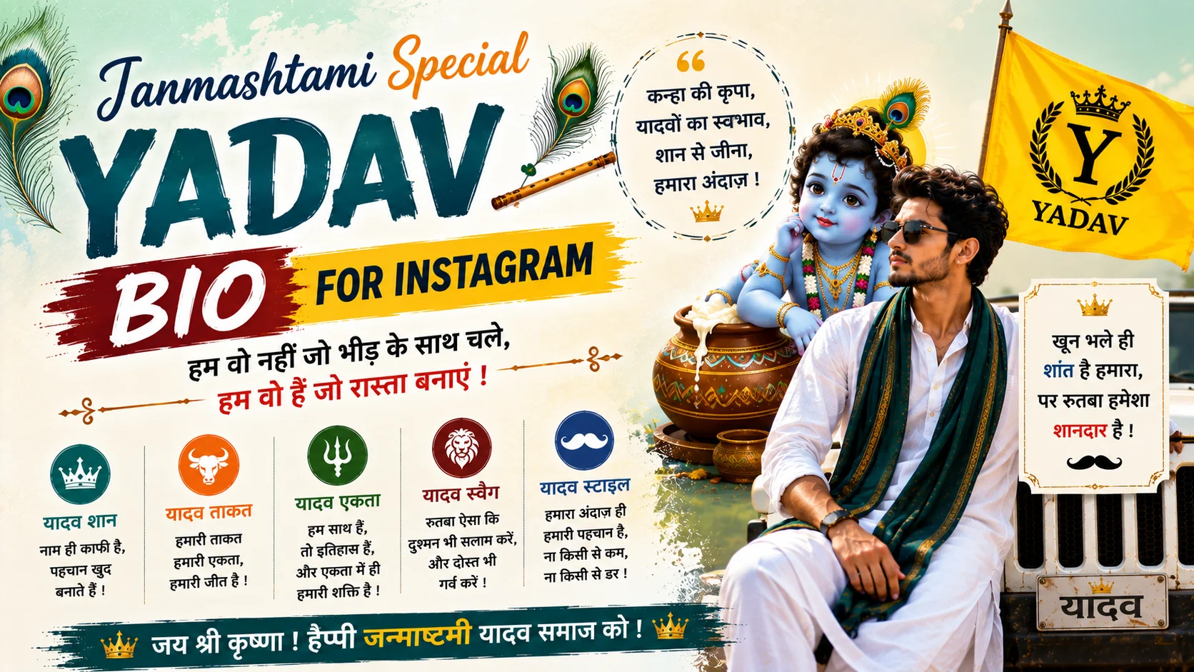 Janmashtami Special Yadav Bio