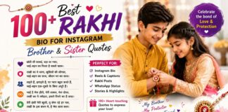 100+ Best Rakhi Bio for Instagram: Brother & Sister Quotes