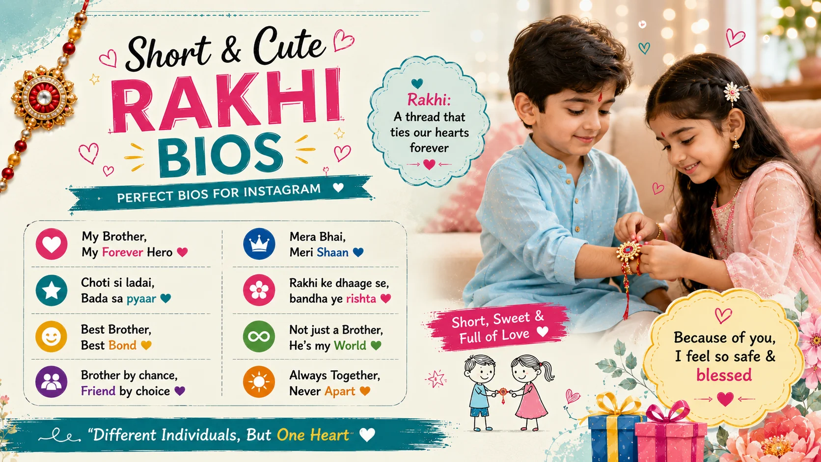 Short & Cute Rakhi Bios