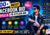 100+ Best Facebook Bio Style & FB Stylish Bio Facebook Bio Style