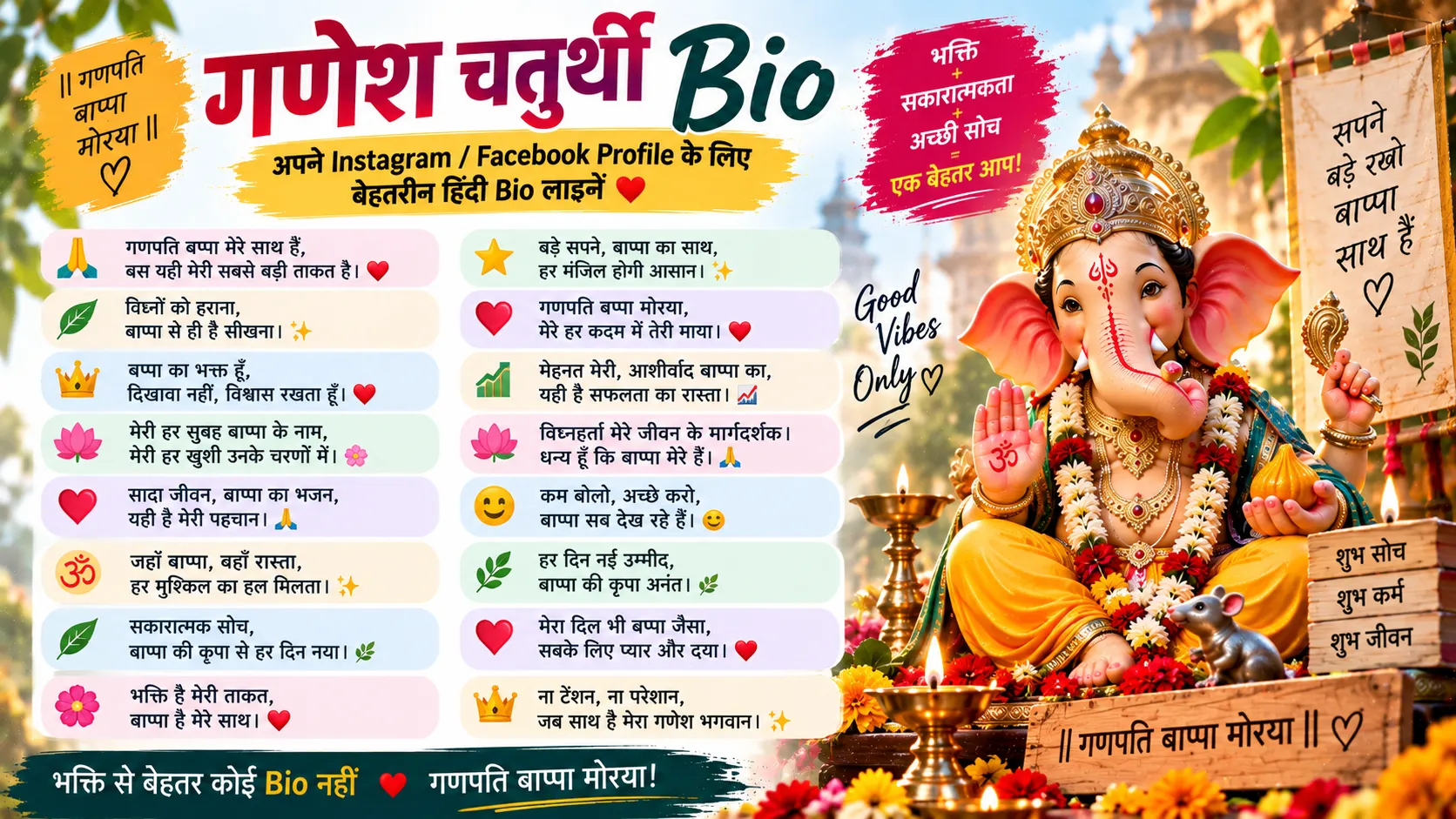Ganesh Chaturthi Bio in Hindi
