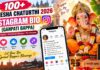 100+ Ganesha Chaturthi 2026 Instagram Bio (Ganpati Bappa) Ganesha Chaturthi 2026 Instagram Bio