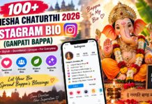 Ganesha Chaturthi 2026 Instagram Bio