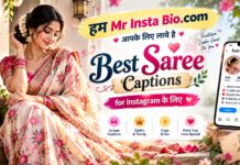 150+ Best Saree Captions for Instagram in Hindi (Stylish)