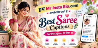 150+ Best Saree Captions for Instagram in Hindi (Stylish)